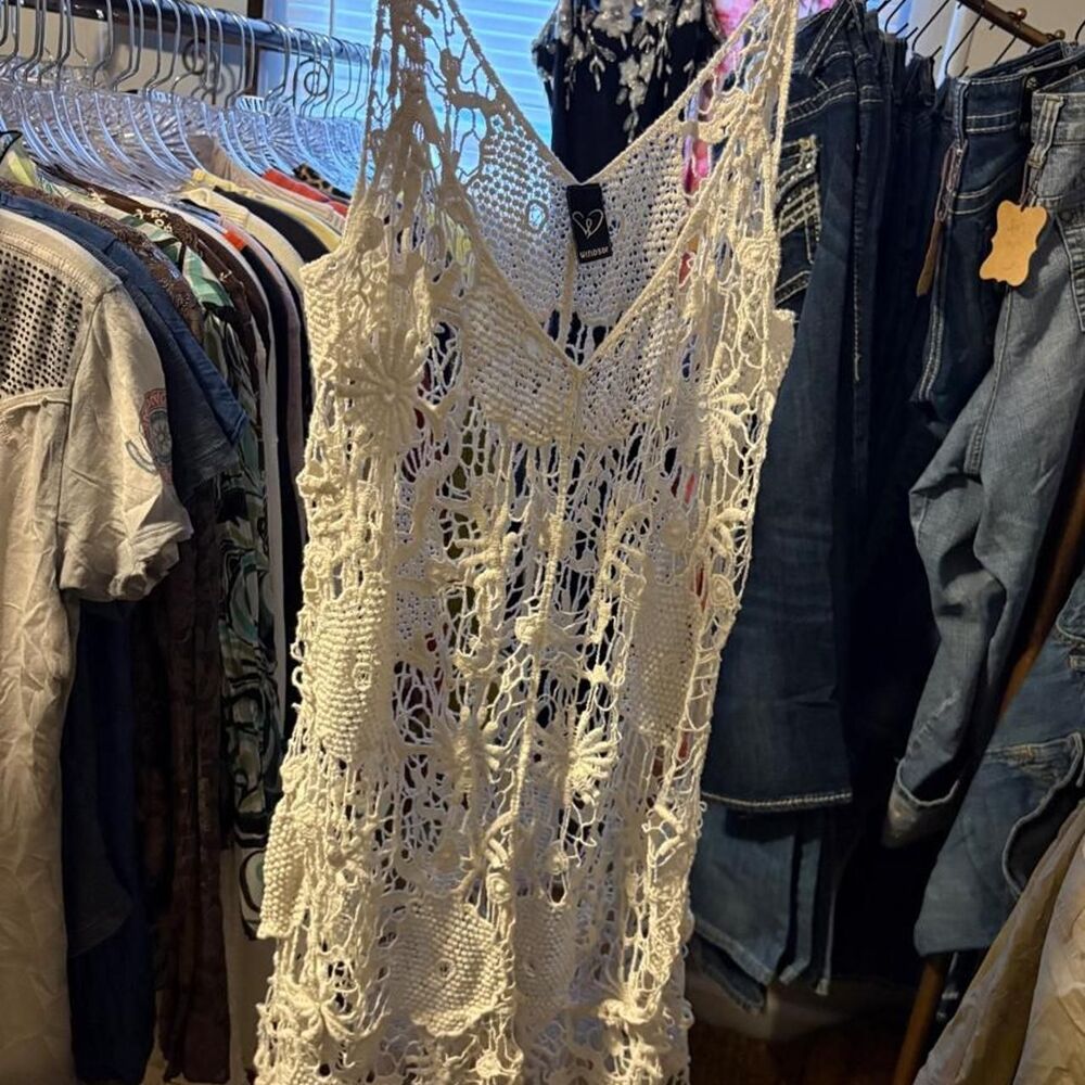 windsor crochet dress